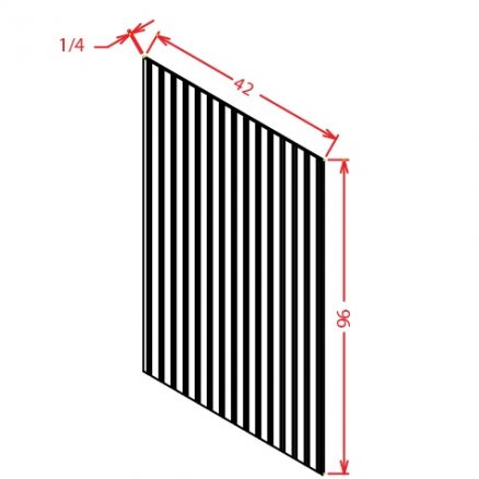 BBFPV4296 Finished Bead Board Plywood Panel Cambridge Sable