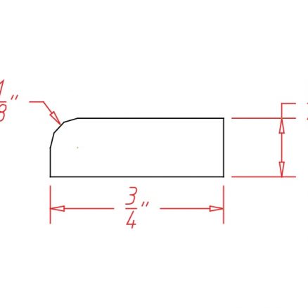 SCR Scribe Molding Shaker White