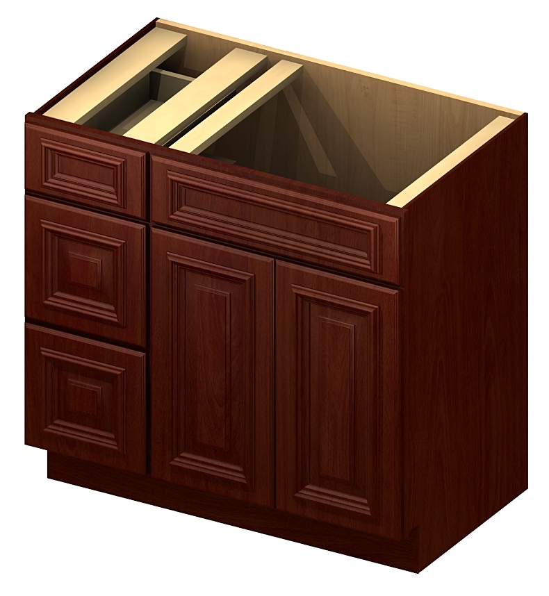 Cc V3021dl Vanity Base Cabinet 30 Inch Left Drawers Cabinetcorp