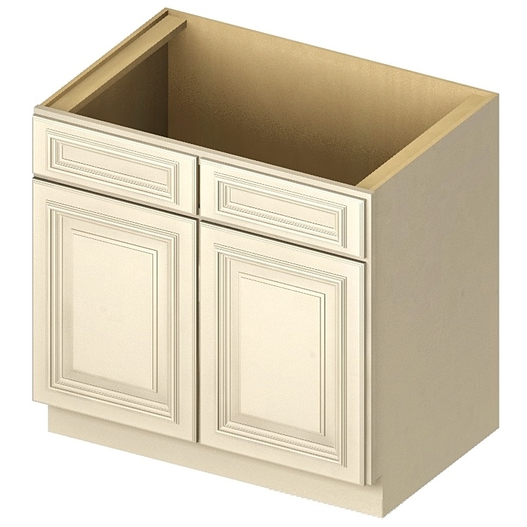 Simple 36 Inch Kitchen Sink Base Cabinet With Drawers 