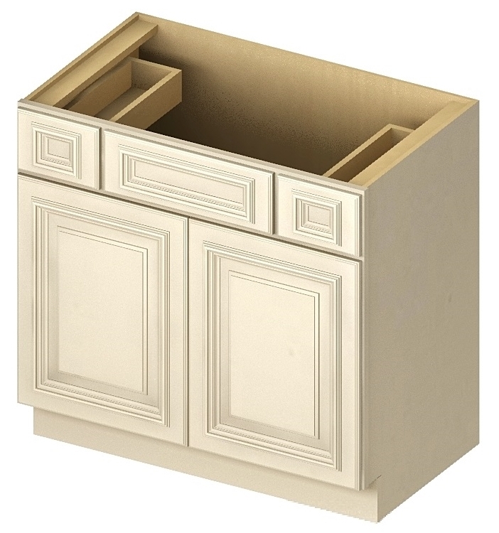 Unfinished Oak Kitchen Base Cabinet