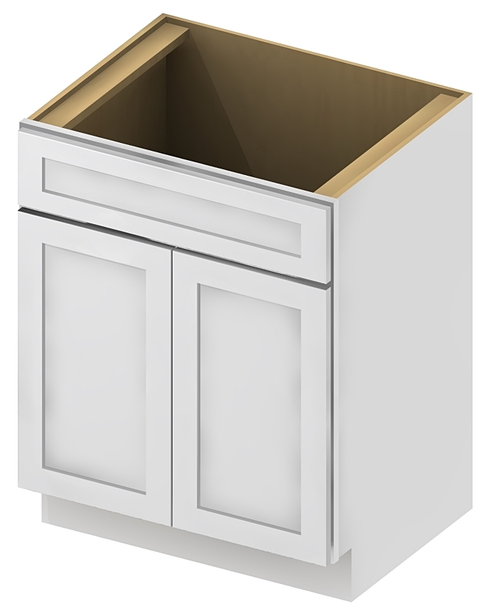 Sw Vs24 Vanity Sink Bases Double Door Single Drawer Front 24