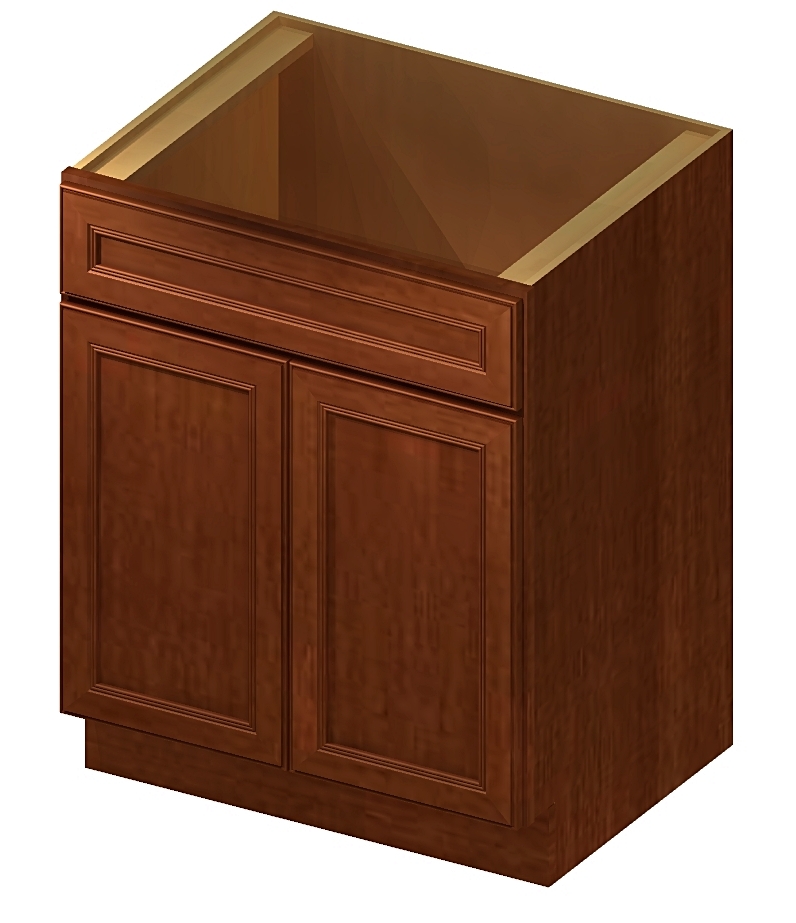 Yc Vs27 Vanity Sink Bases Double Door Single Drawer Front 27