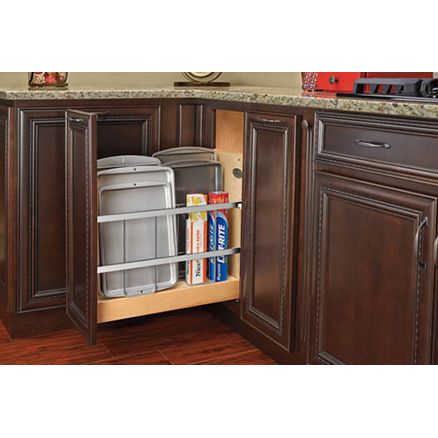 Rev-A-Shelf 448KB Series Pull-Out Knife and Utensil Base Cabinet