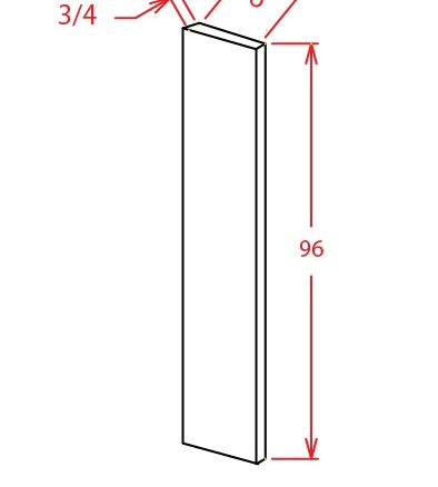 F696 Tall Filler 6 inch Wide Shaker Dusk