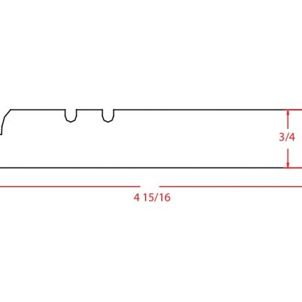 FBM Furniture Base Molding Shaker Dusk