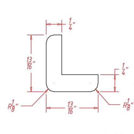 OCM Outside Corner Molding Shaker Dusk