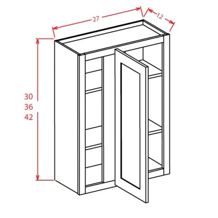 WBC2730 Wall Blind Cabinet 27 inch by 30 inch Tacoma White