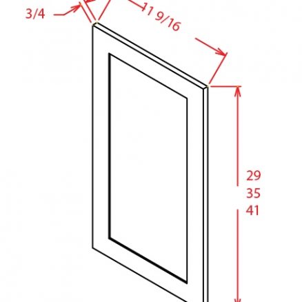 WDEP36 Wall Decorative Panel 36 inch Tacoma White