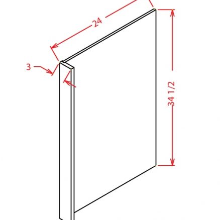 DWR3 Dishwasher Return Panel Tacoma Dusk