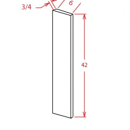 F642 Wall Filler 6 inch Wide Tacoma Dusk
