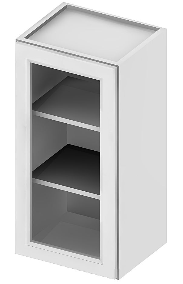 SA-W1536GD - 36" High Wall Cabinet-Single Door - 15 inch ...