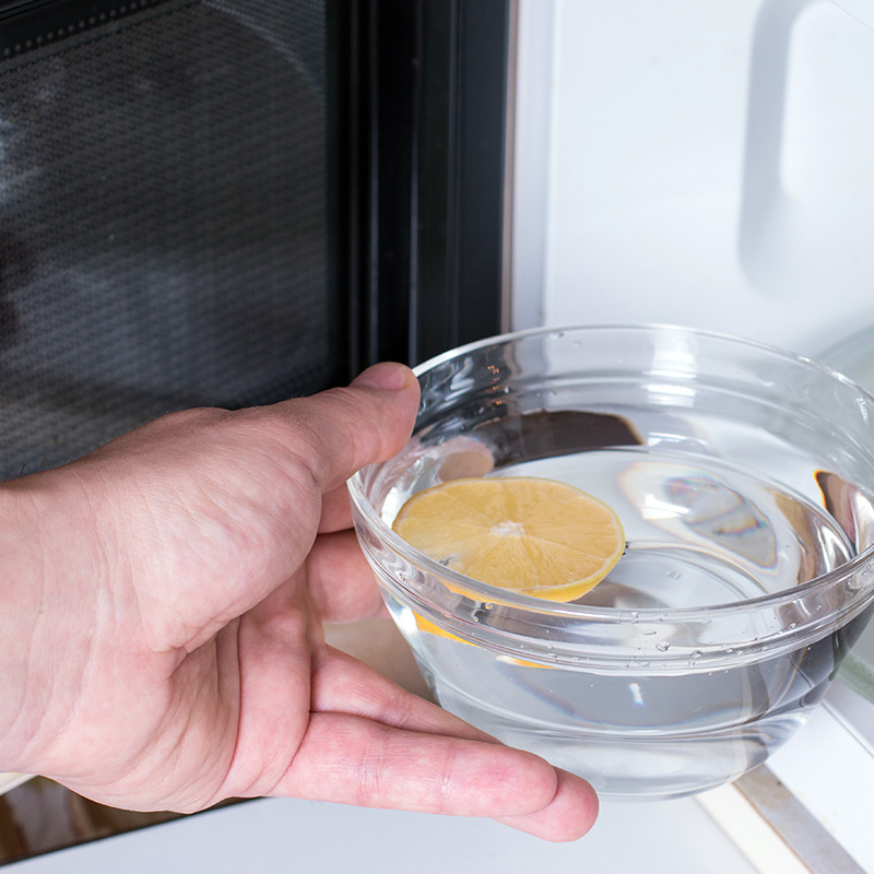 Cleaning Microwave