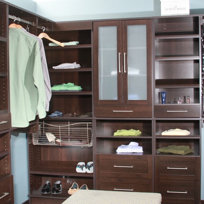 Espresso Walk-In Closet