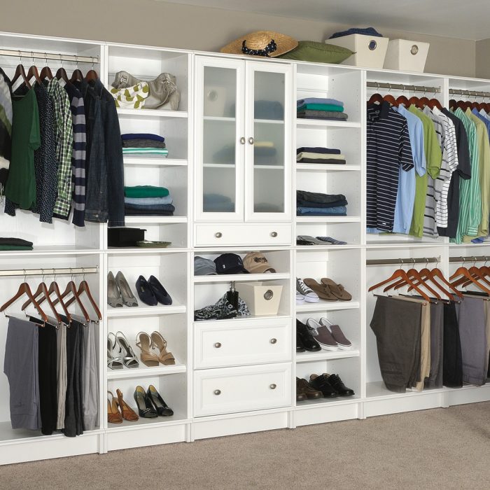 White Closet Cabinets