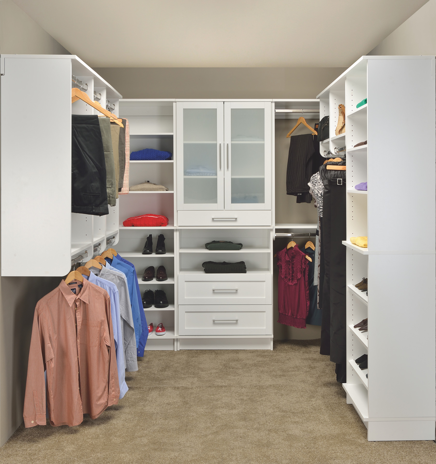 White Closet Cabinets Wholesale - Closet Organizers | CabinetCorp