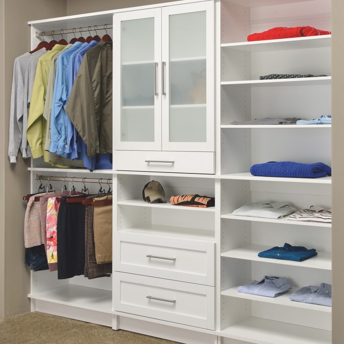 White on sale cabinet closet