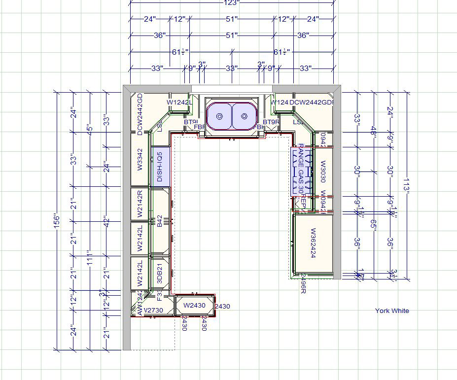 Base Cabinet Layout