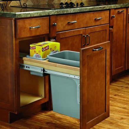 4WCTM-12BBSCDM1 - Single 35qt Top-Mount w/Ball Bearing Soft Close Slides 12" Opening