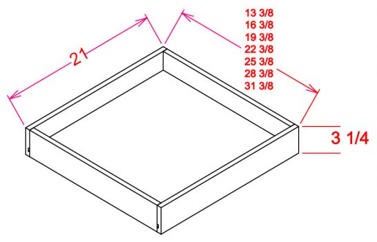RS27-TypeA RS27 Roll Out Shelf B27
