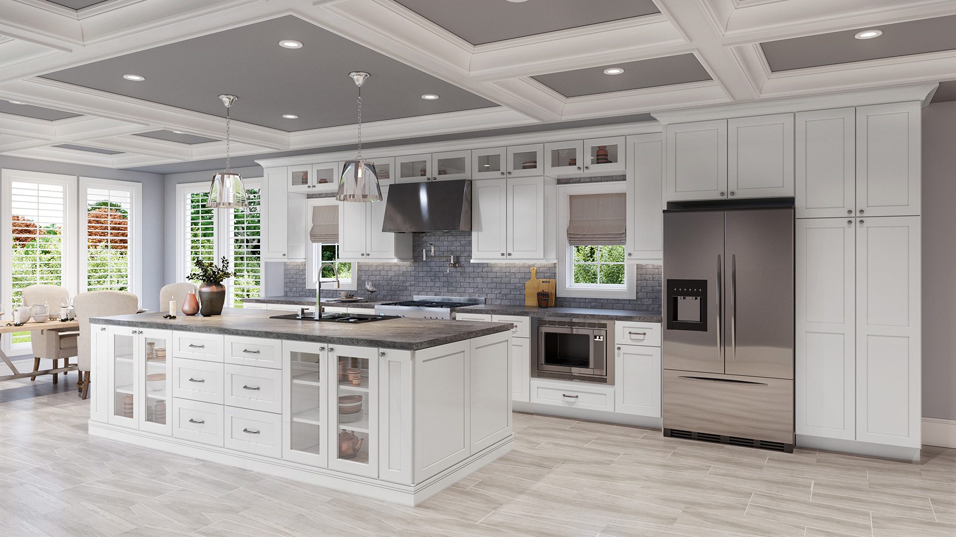 Traditional Shaker-style Kitchen