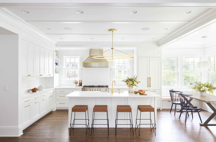 Traditional gold kitchen