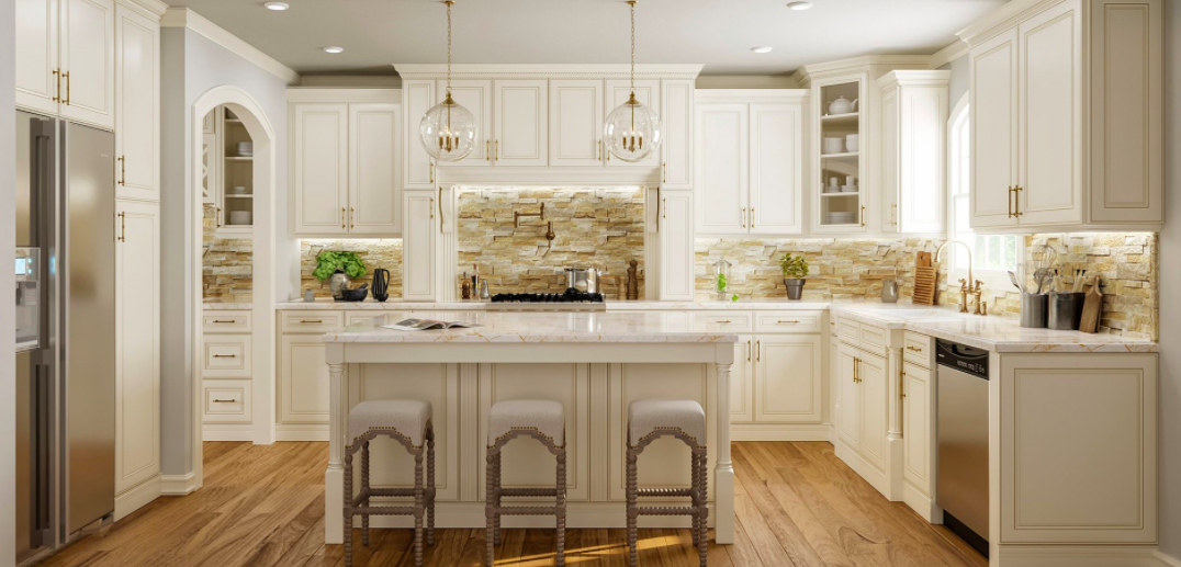 Antique White Shaker Cabinets