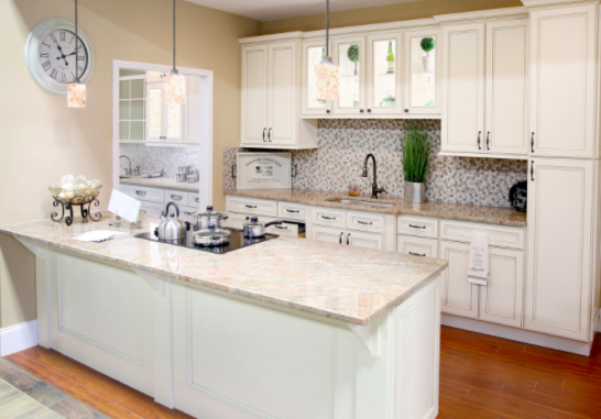 3 Timeless Antique White Kitchen Cabinet Designs | CabinetCorp