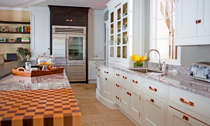 Rose gold kitchen