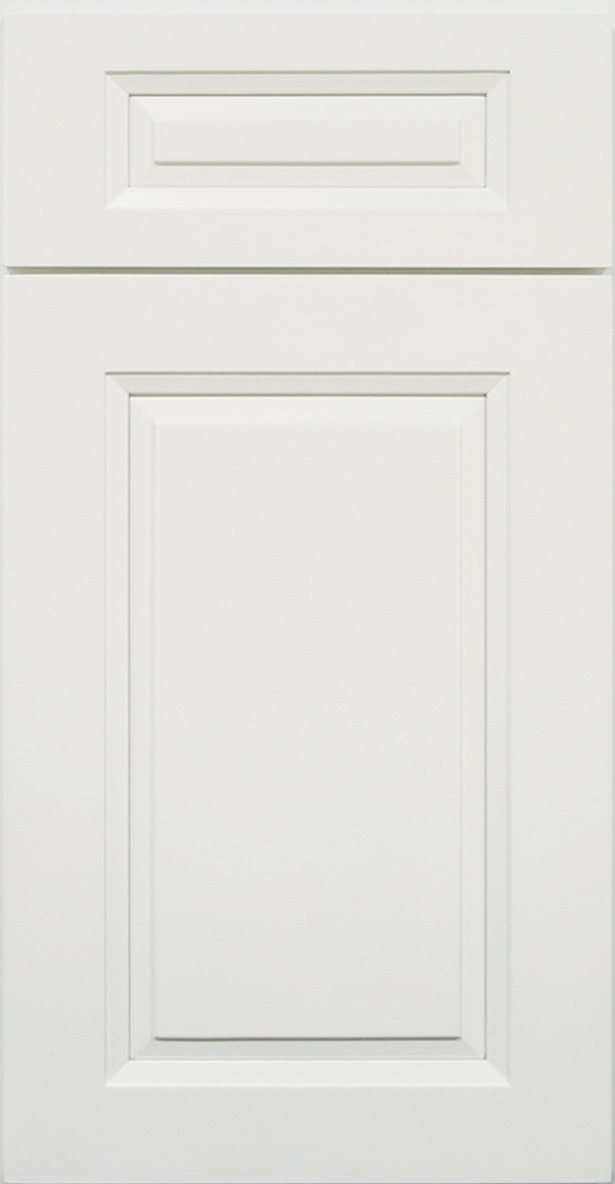 Tacoma White Style Framed Cabinet Sample Door Cabinet Door Sample of Tacoma White Style Framed Cabinets
