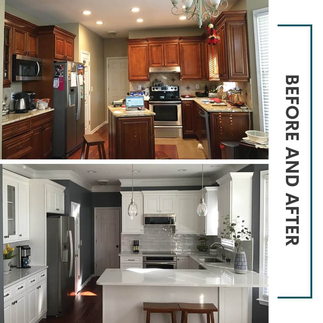 Kitchen Remodel Before After