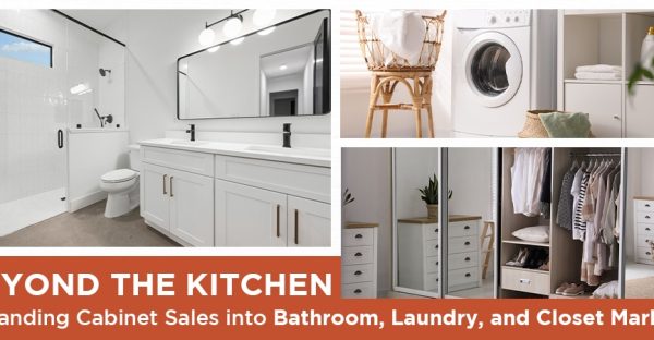 Stylish bathroom, laundry, and closet cabinets showcasing modern design trends