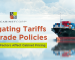 Cargo ship loaded with containers representing global cabinet trade routes