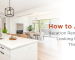 Modern white kitchen ideal for vacation rental upgrades