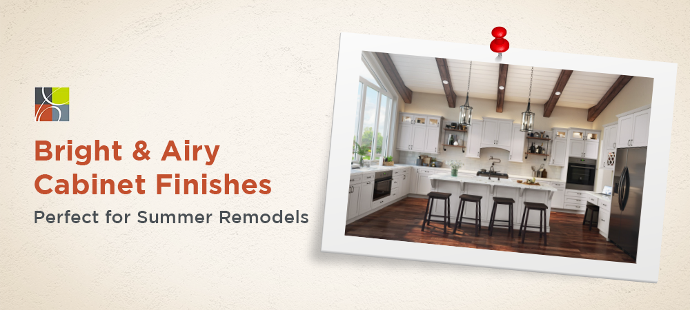 White kitchen cabinets with natural light ideal for summer renovations