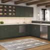 Shaker Ivywood Line Style Framed Cabinets with a smooth finish and sturdy construction.