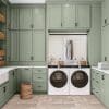 Oakley Sage Green Framed Cabinets designed for a timeless kitchen look. Oakley Sage Green Framed Cabinets designed for a timeless kitchen look.