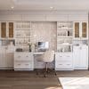 Classic Oakley Whisper White Framed Cabinets with clean and versatile design features.