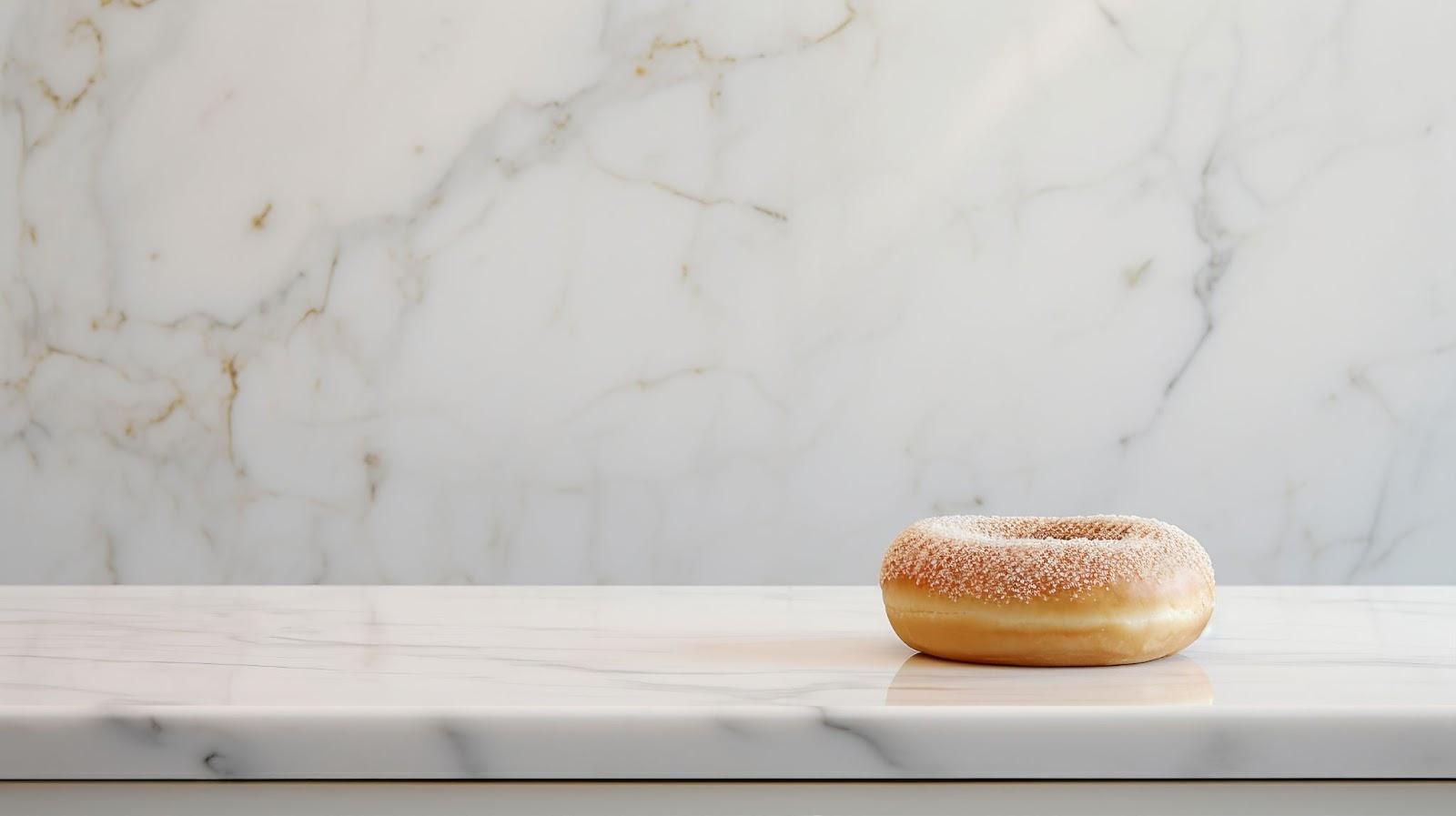 White Granite Kitchen Countertop