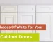 Trending Shades Of White For Your Kitchen Cabinet Doors
