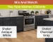 mix and match two tone kitchen cabinets